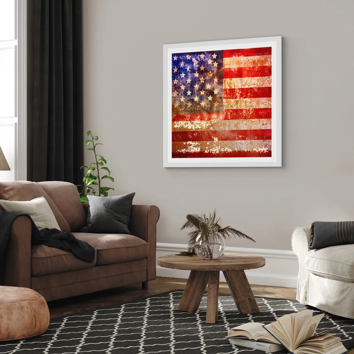 Poszter fekete keretben - A dicsőség nem múlik el - 60x60 cm