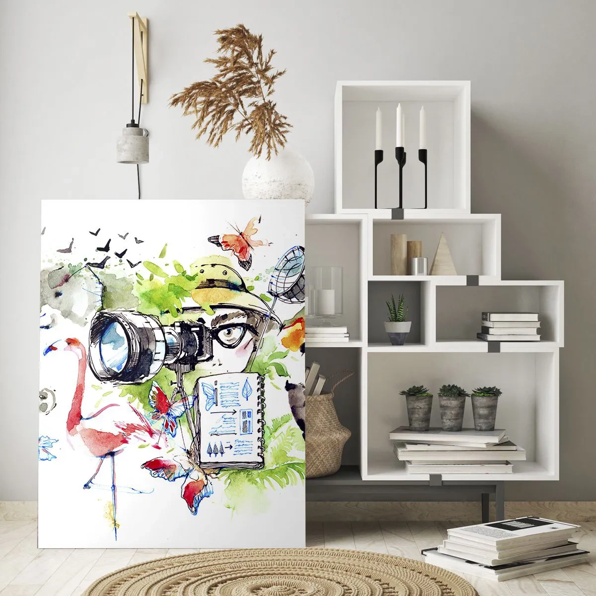 Üveg kép - Az utazó lencséjében - 50x70 cm