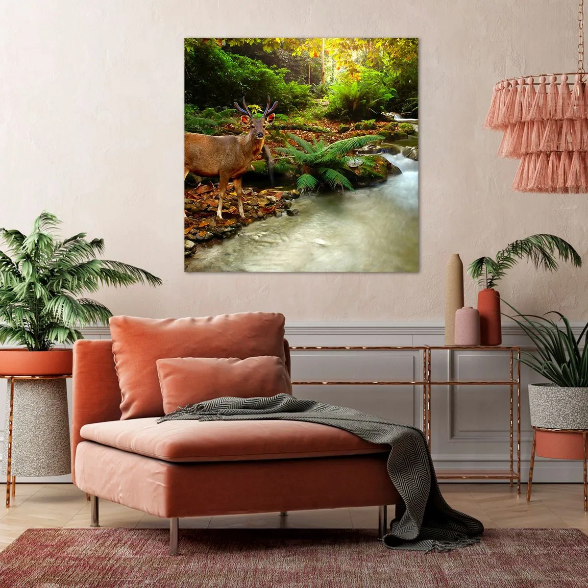 Vászonkép - üdvözöllek a világomban - 60x60 cm