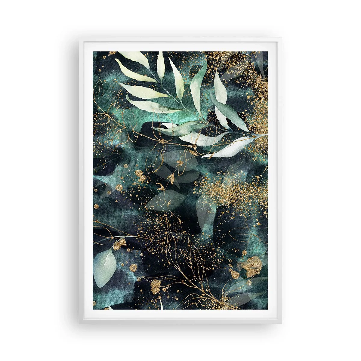 Poszter fekete keretben - Elvarázsolt kert - 70x100 cm