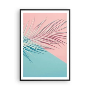 Poszter fehér keretben - Trópusi impresszió - 70x100 cm