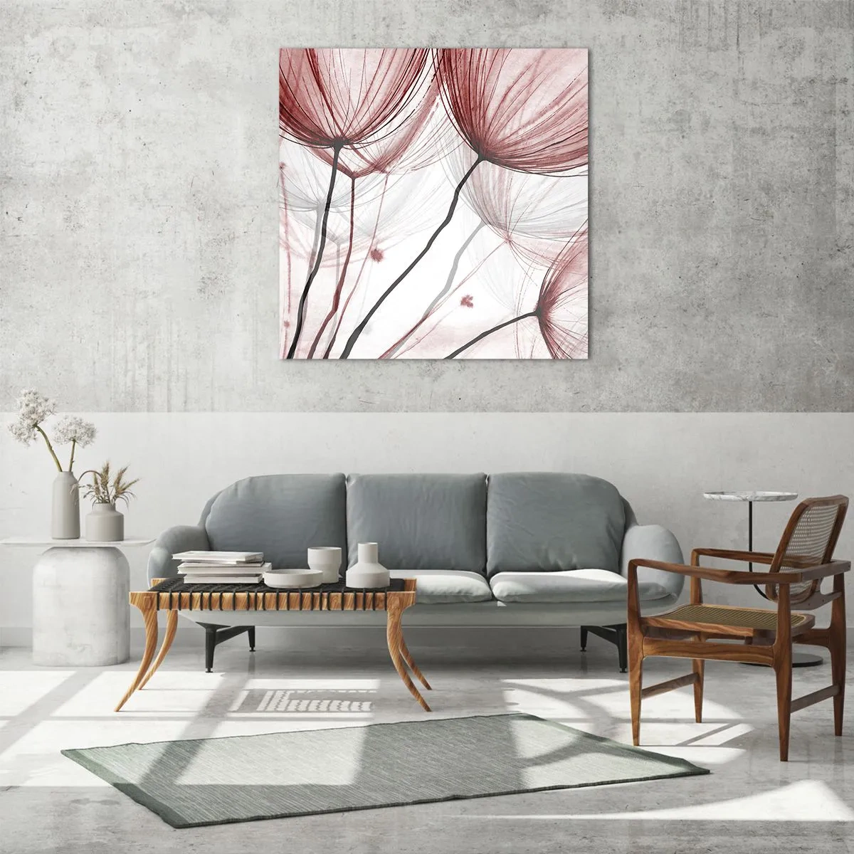 Üveg kép - Felszállás előtt - 60x60 cm