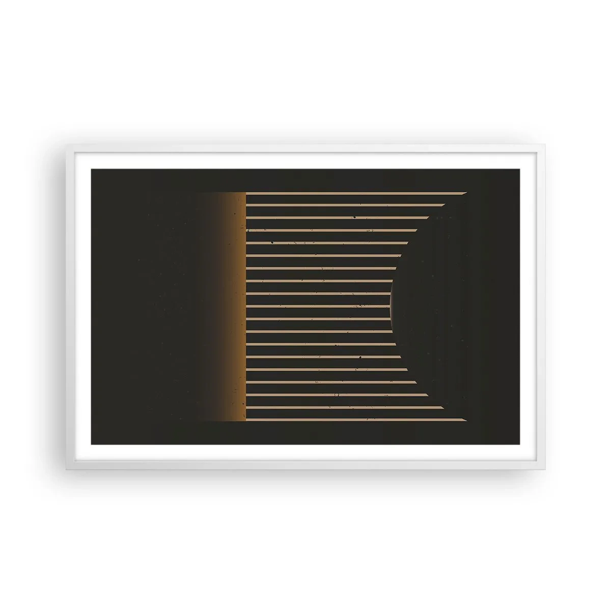 Poszter fekete keretben - Fedezze fel a sötétséget - 91x61 cm