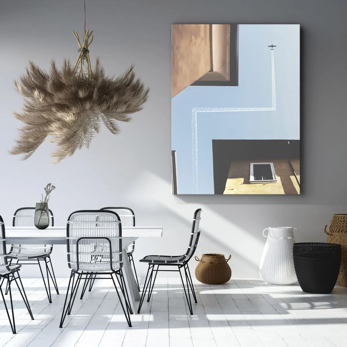 Vászonkép - A városi labirintus felett - 55x100 cm