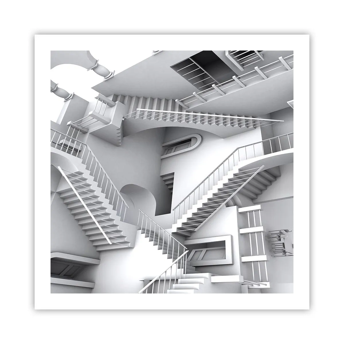 Poszter - A tér paradoxonjai - 60x60 cm