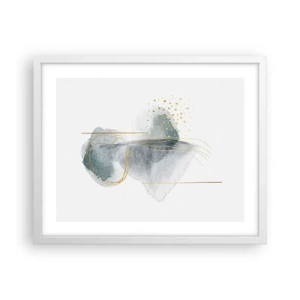 Poszter fekete keretben - A szürkeség és az arany kapcsolatáról - 50x40 cm