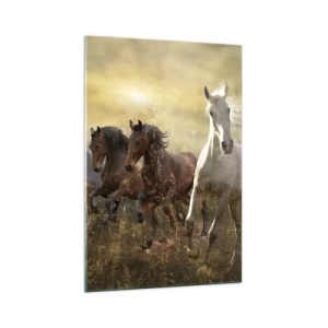 Üveg kép - Éljen a szabadság! - 70x100 cm