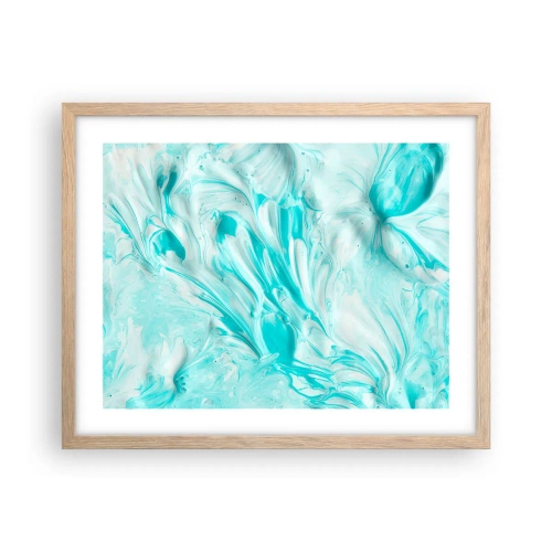 Poszter világos tölgy keretben - Örökké együtt - 50x40 cm