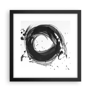 Poszter fehér keretben - A teremtés örvénye - 30x30 cm