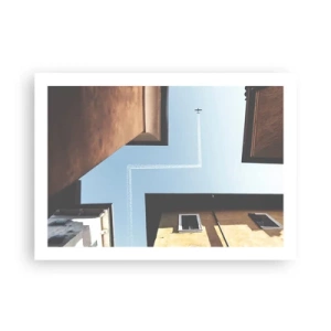 Poszter - A városi labirintus felett - 70x50 cm