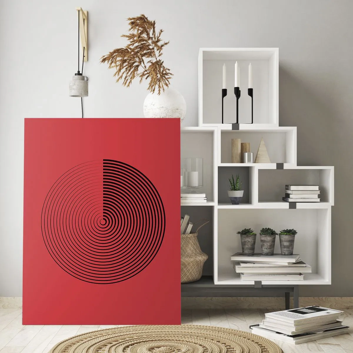 Üveg kép - Körkörös mozgás - 50x70 cm