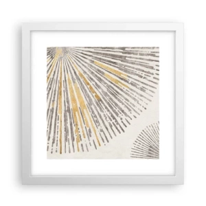 Poszter fekete keretben - A sugár szépsége - 30x30 cm