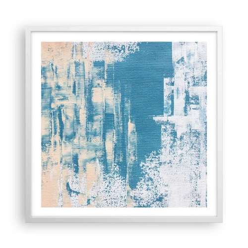 Poszter fekete keretben - Jégcsapon keresztül - 60x60 cm