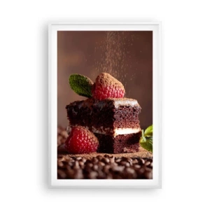 Poszter fekete keretben - Az élet édes - 61x91 cm