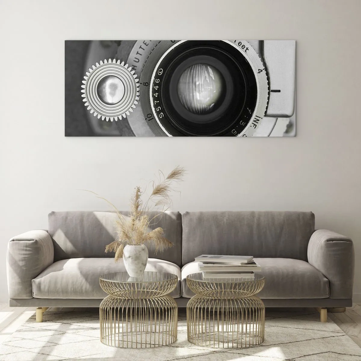 Üveg kép - Történet Hollywoodról - 100x40 cm