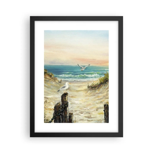 Poszter fehér keretben - Szélcsend - 30x40 cm