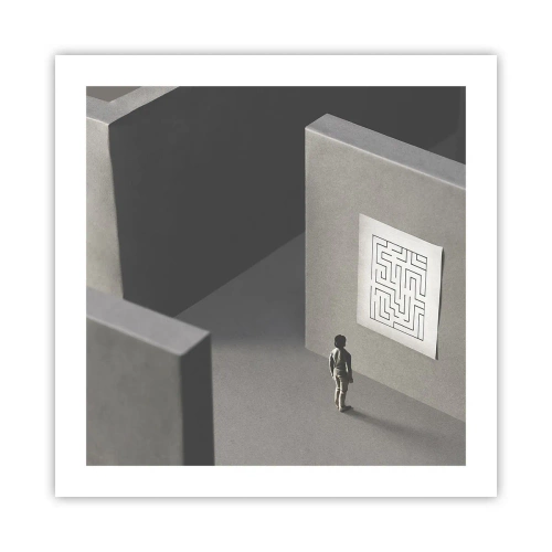 Poszter - De én hol vagyok? - 50x50 cm