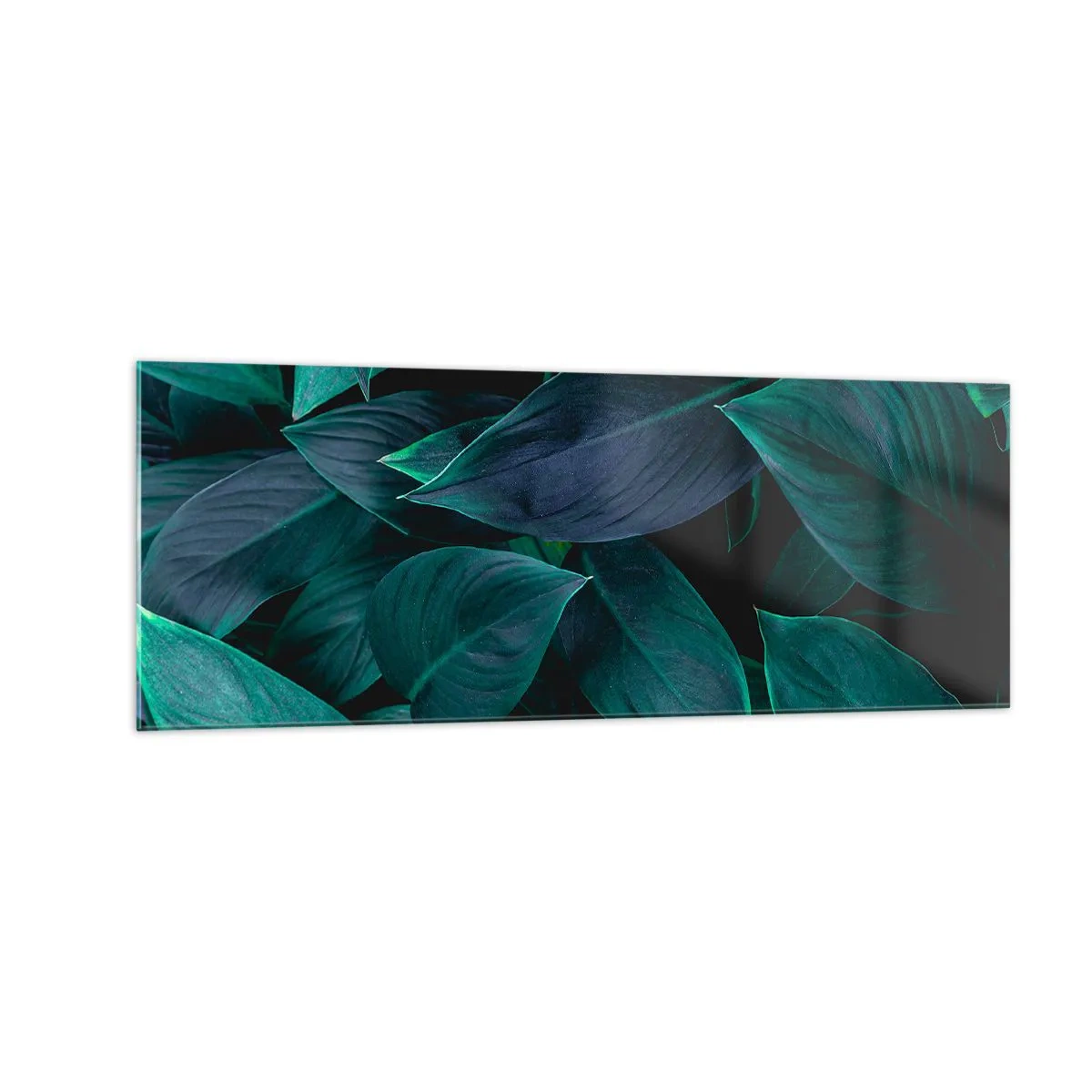 Üveg kép - Maga a zöldellő növényzet - 140x50 cm