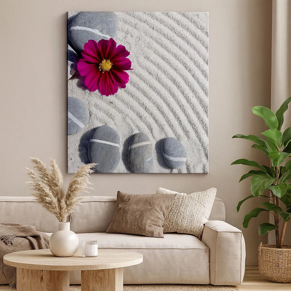 Vászonkép - A természet varázskörének energiája és békéje - 30x30 cm