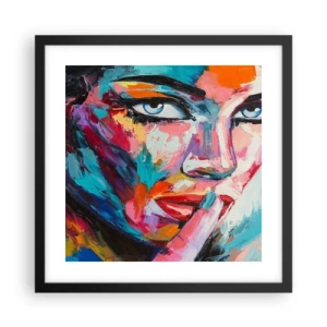 Poszter fehér keretben - Az első titkunk - 40x40 cm