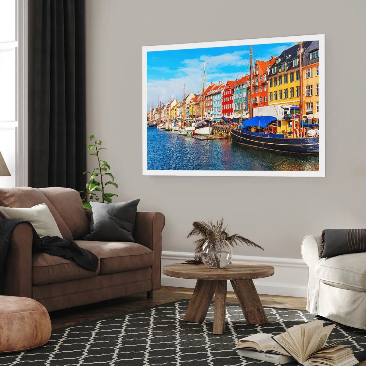 Poszter - Örömteli rakpart - 91x61 cm