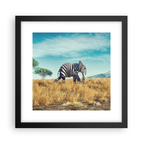 Poszter fehér keretben - A szürke már nem menő - 30x30 cm