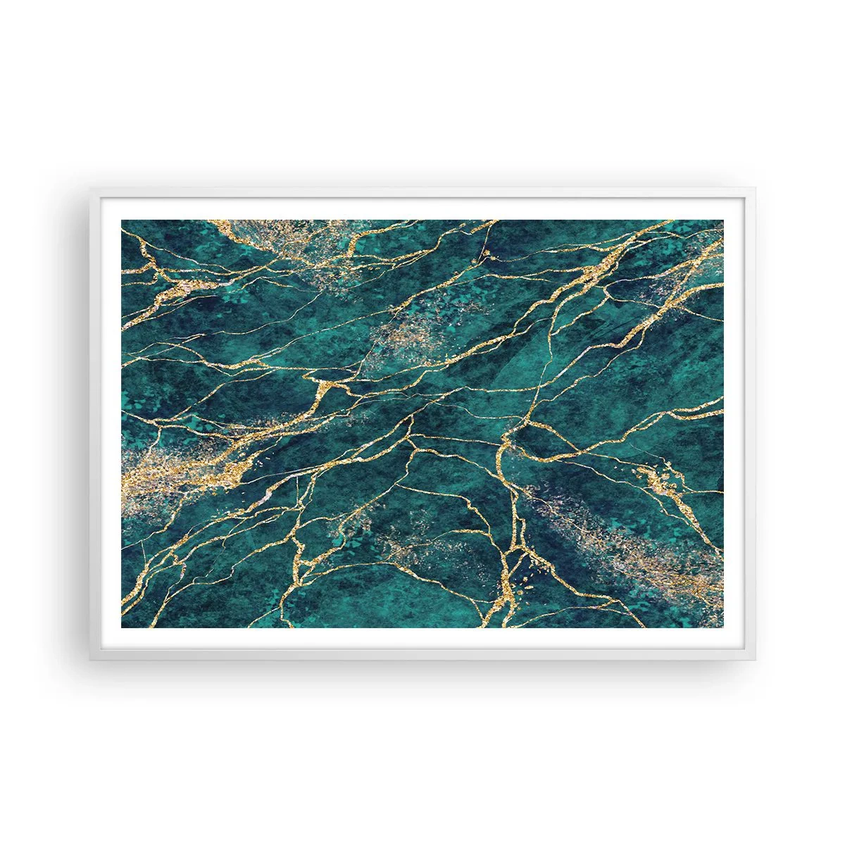 Poszter fekete keretben - Aranybánya - 100x70 cm
