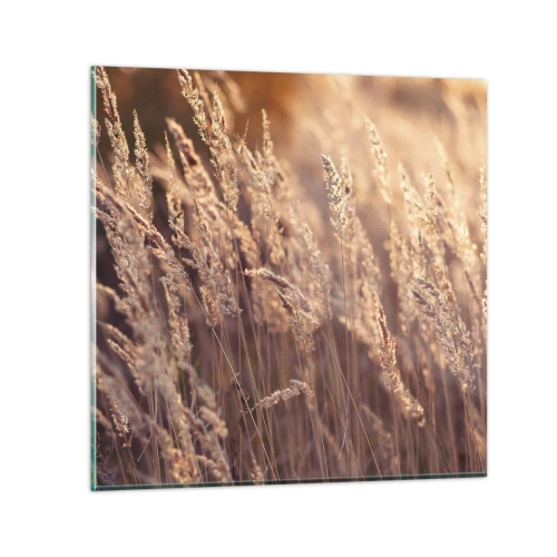 Üveg kép - Készen az ősz fogadására - 30x30 cm