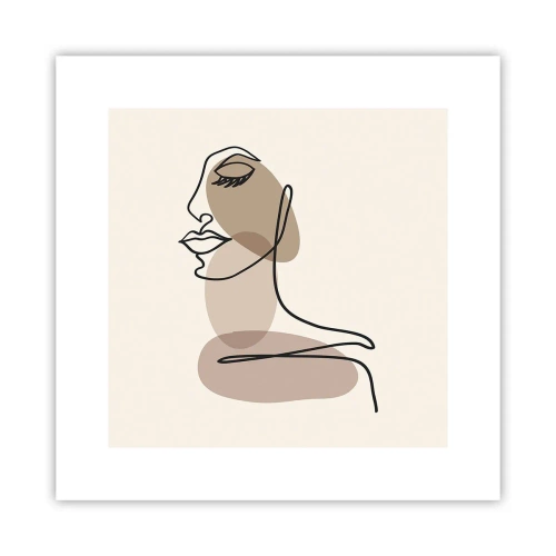 Poszter - Egy bizonyos szépségvonal - 30x30 cm