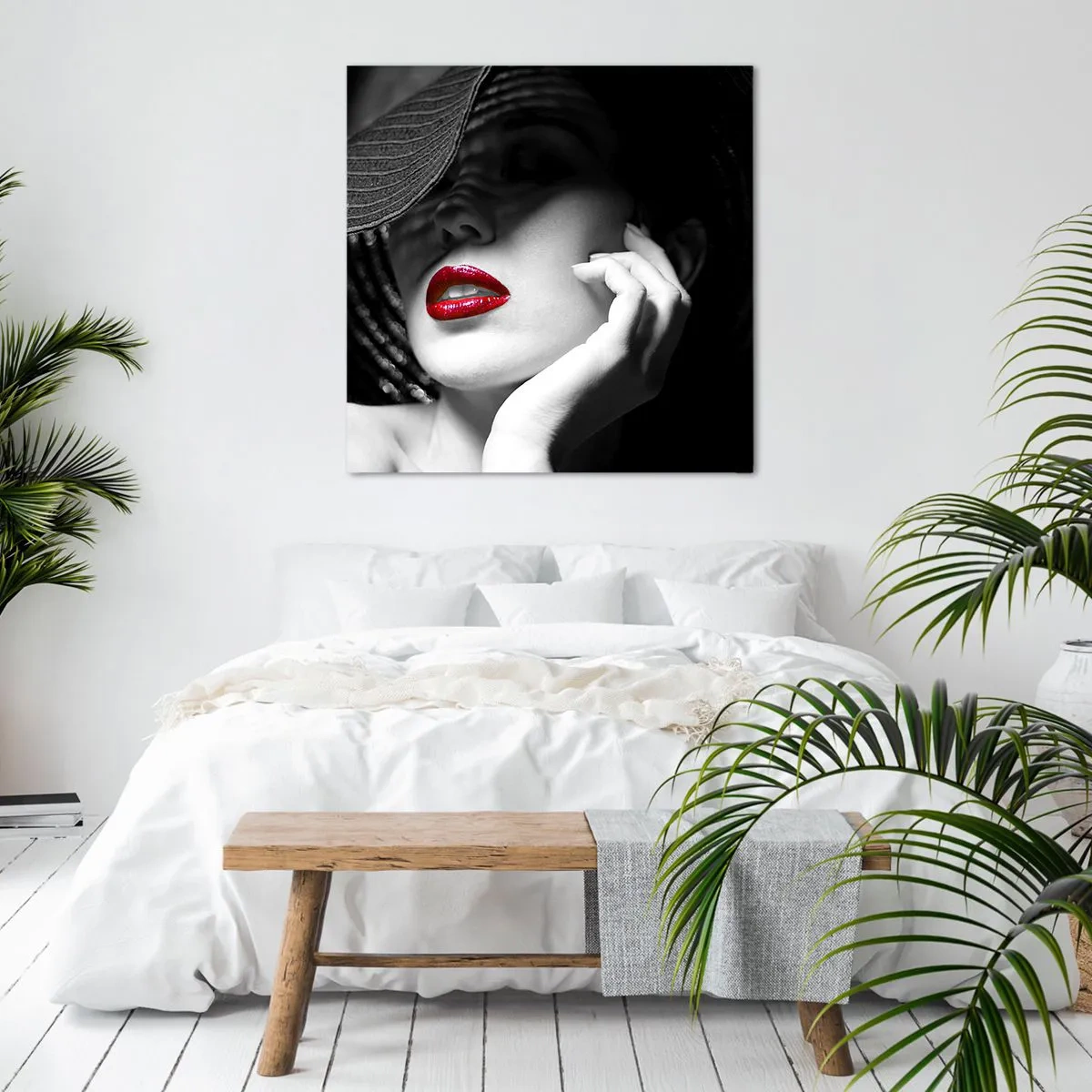 Vászonkép - Egy tanulmány Scarletben - 50x50 cm