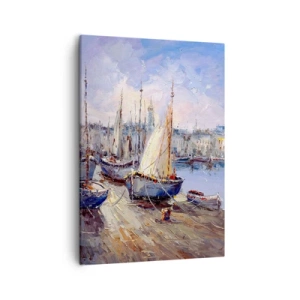 Vászonkép - Város az öböl mellett - 50x70 cm