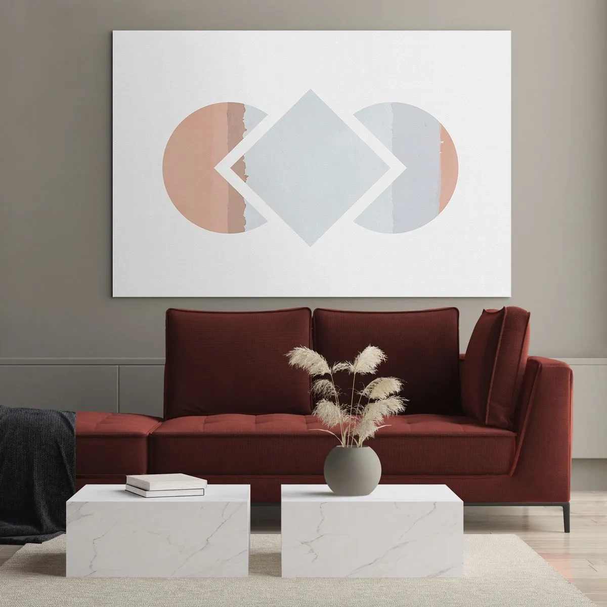 Üveg kép - A helyzet egyértelmű - 100x70 cm