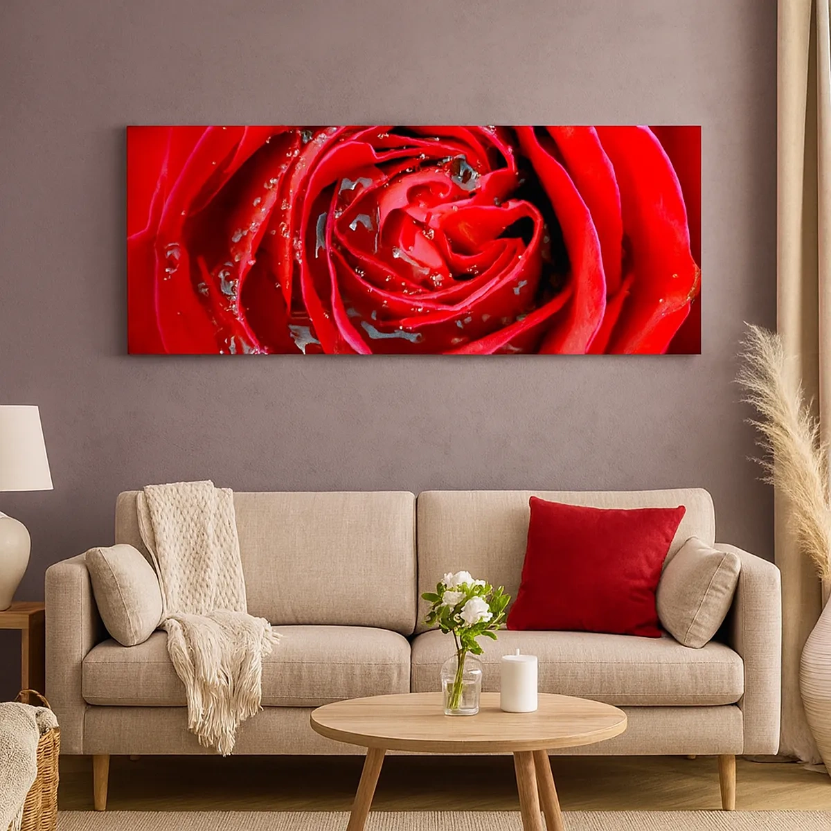 Vászonkép - A harmatcseppekben - 30x30 cm