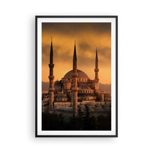 Poszter fehér keretben - Isten hatalmas - 61x91 cm