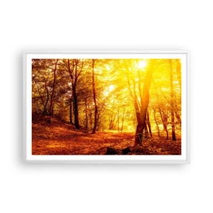 Poszter fekete keretben - Az arany tisztás felé - 91x61 cm