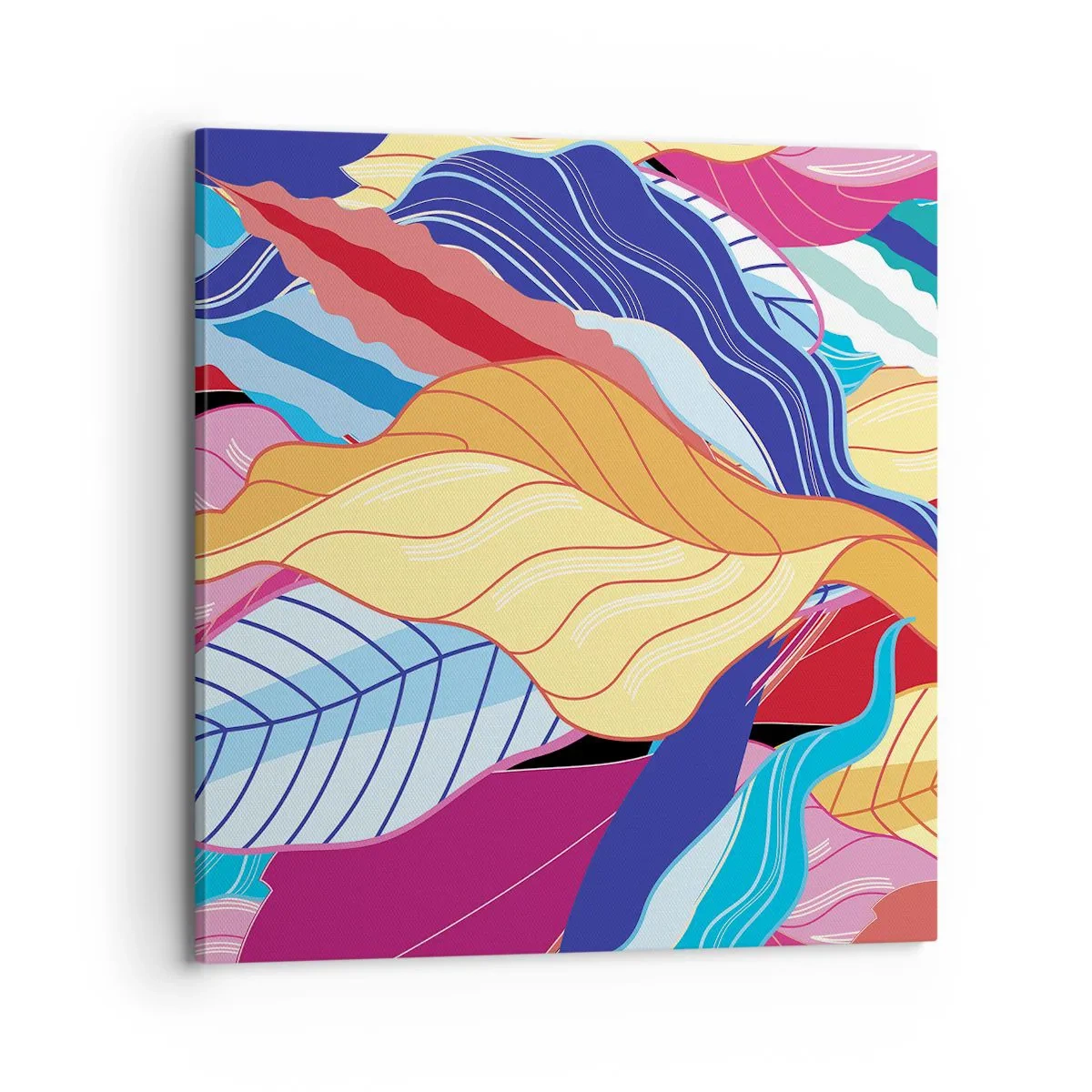 Vászonkép - Színes rendetlenség - 70x70 cm