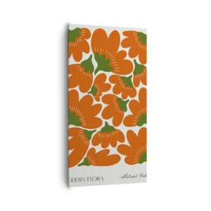 Vászonkép - A virágok életéről - 65x120 cm