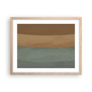 Poszter világos tölgy keretben - Vízszintes kompozíció - 50x40 cm