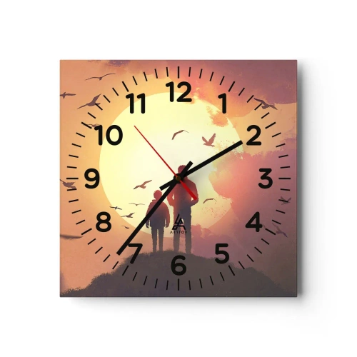 Falióra, Óra - Szemtől szembe a nappal - 40x40 cm