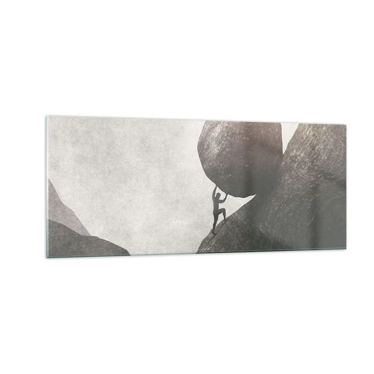 Üveg kép - Hiszek minden remény ellenére - 100x40 cm