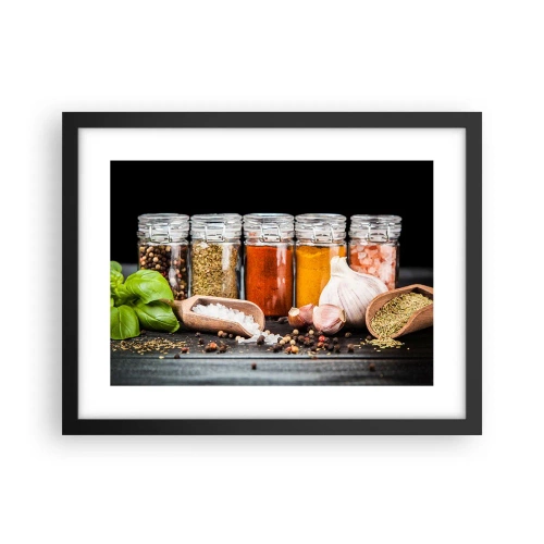 Poszter fehér keretben - Hogy az életnek legyen íze - 40x30 cm