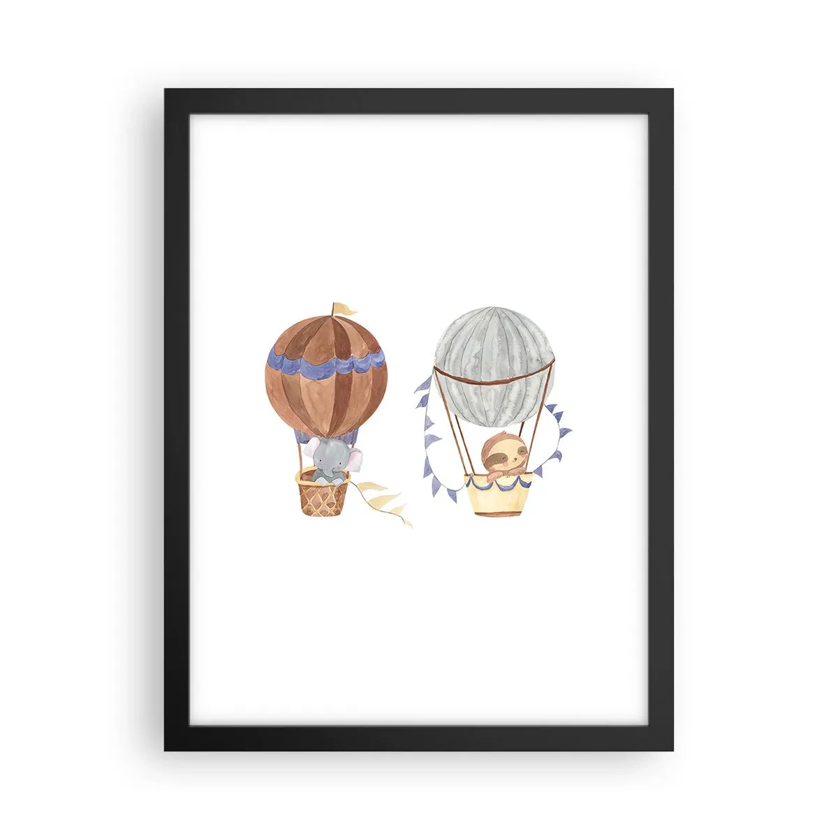 Poszter fehér keretben - Barátok egy utazáson - 30x40 cm