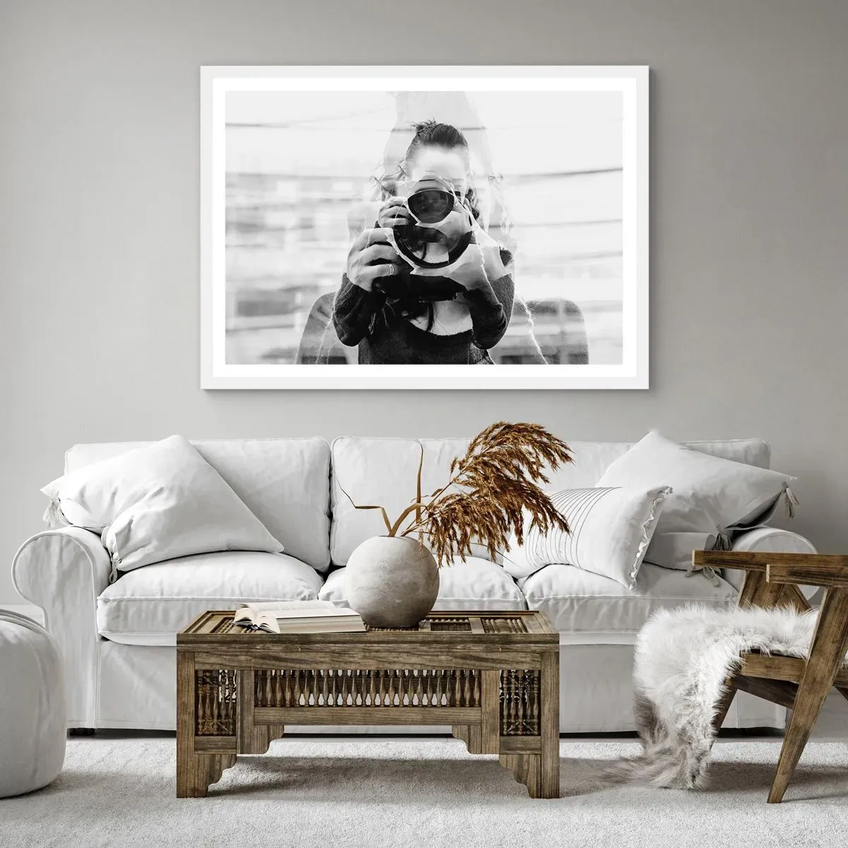 Poszter fekete keretben - Alkotó meg ez eszköze - 100x70 cm