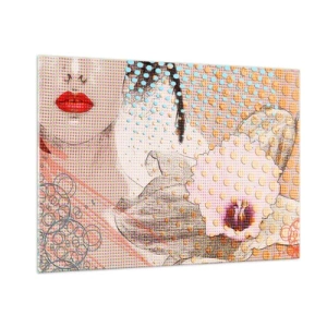 Üveg kép - Képregényes heroin - 100x70 cm