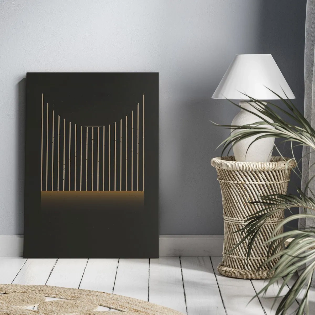 Vászonkép - Fedezze fel a sötétséget - 55x100 cm