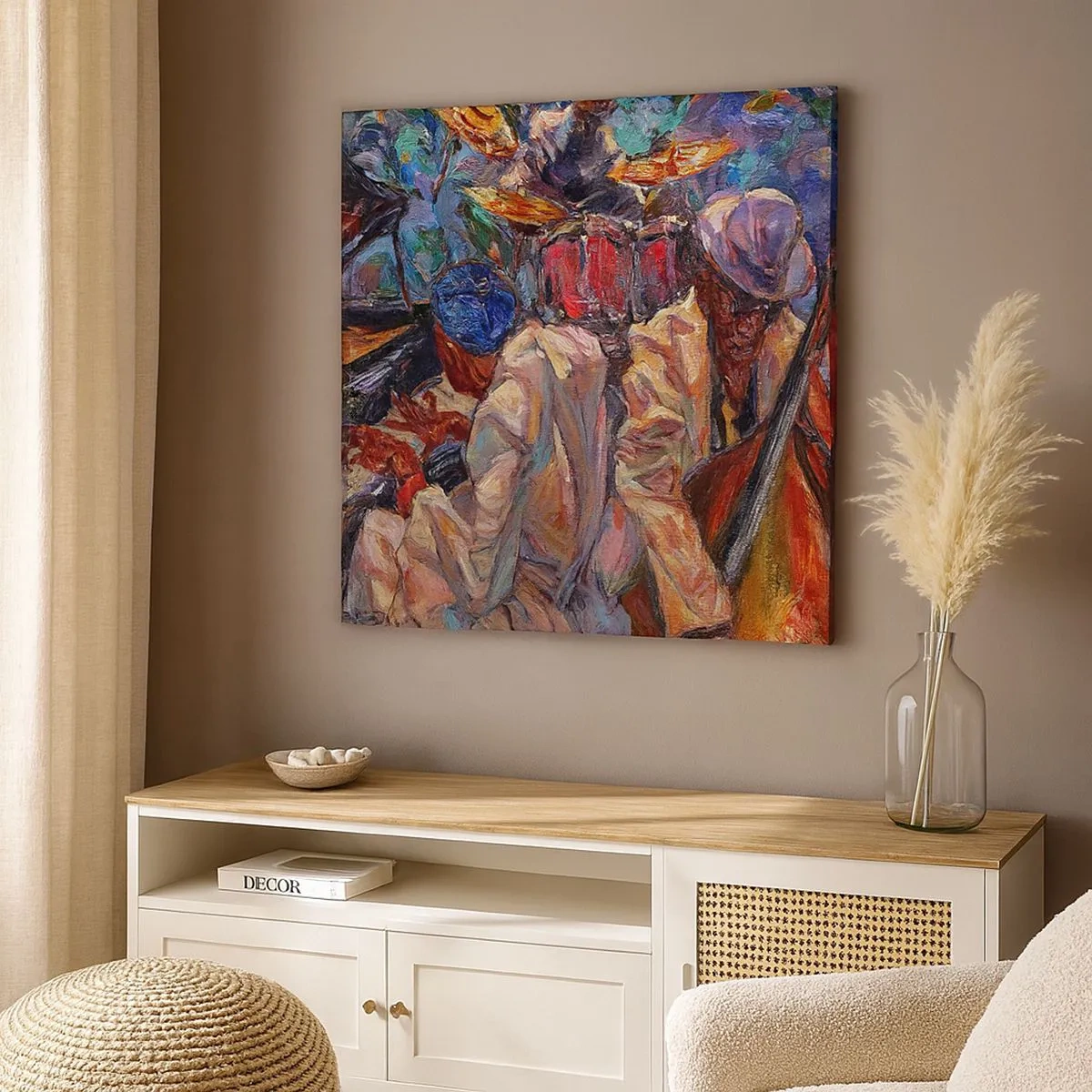 Vászonkép - Egy ritmusban - 30x30 cm