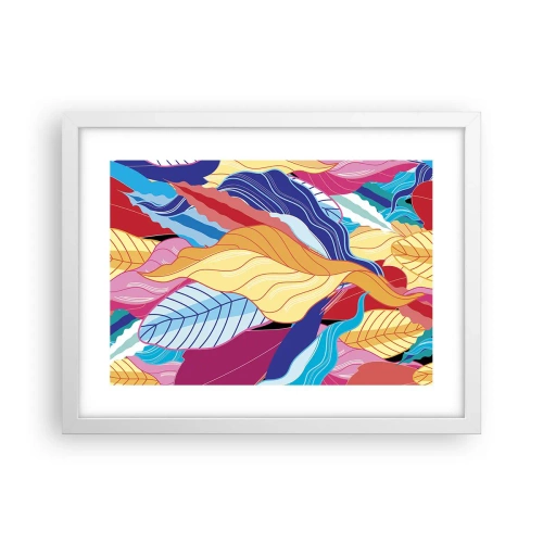 Poszter fekete keretben - Színes rendetlenség - 40x30 cm