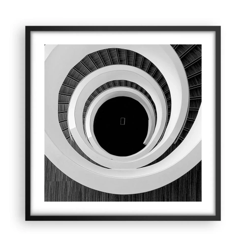 Poszter fehér keretben - Lényegre törő - 50x50 cm