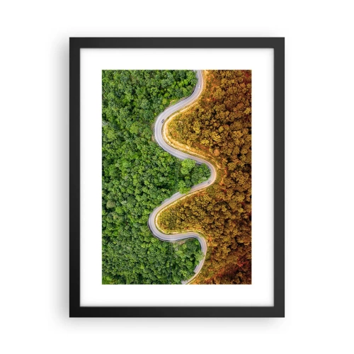 Poszter fehér keretben - Határok és áttörések - 30x40 cm