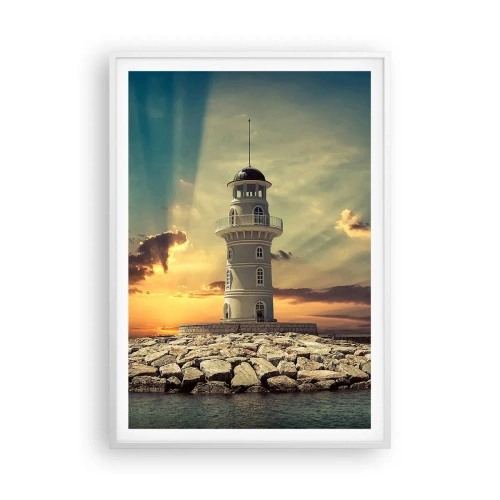 Poszter fekete keretben - Fény - Jóság - Szépség - 70x100 cm